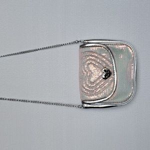 L2D Love2Design Heart Sequin Crossbody Purse